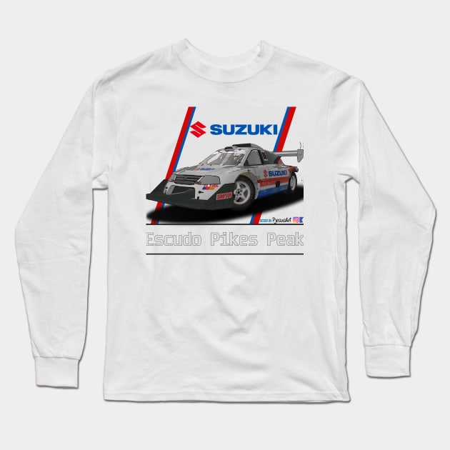 Suzuki Escudo Pikes peak Long Sleeve T-Shirt by PjesusArt